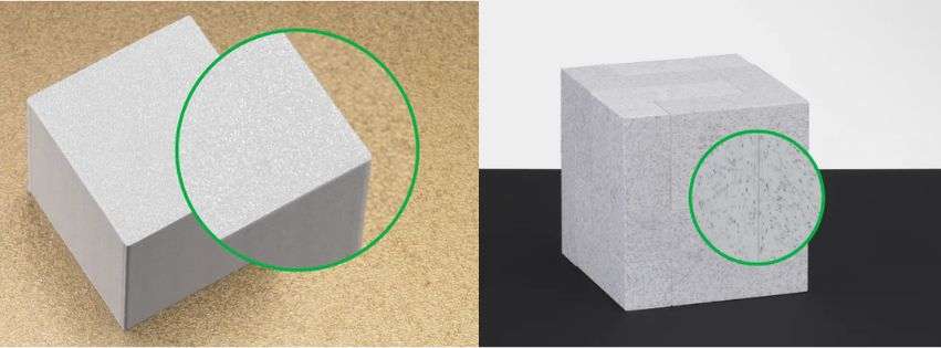 Nová tisková podložka umožňuje z jedné strany hladký povrch první vrstvy nebo texturovaný zrnitý povrch