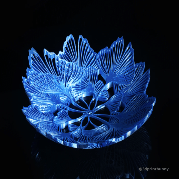PLA Silk Bambu Lab Filament modrá 3d tisk