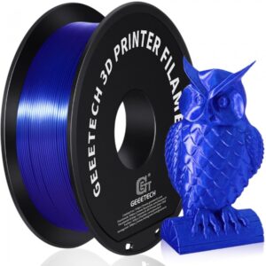 PLA Silk Geeetech Royal Blue – lesklý modrý filament na 3D tisk